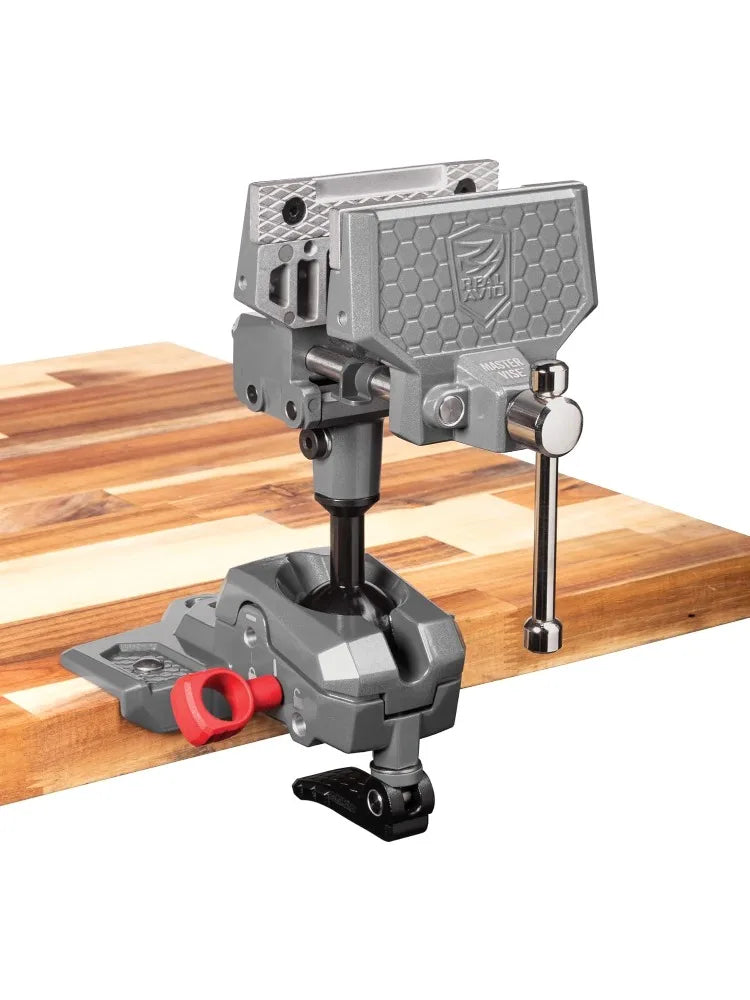 Gunsmithing Bench Vise and XL Gun Cleaning Mat with Organizers