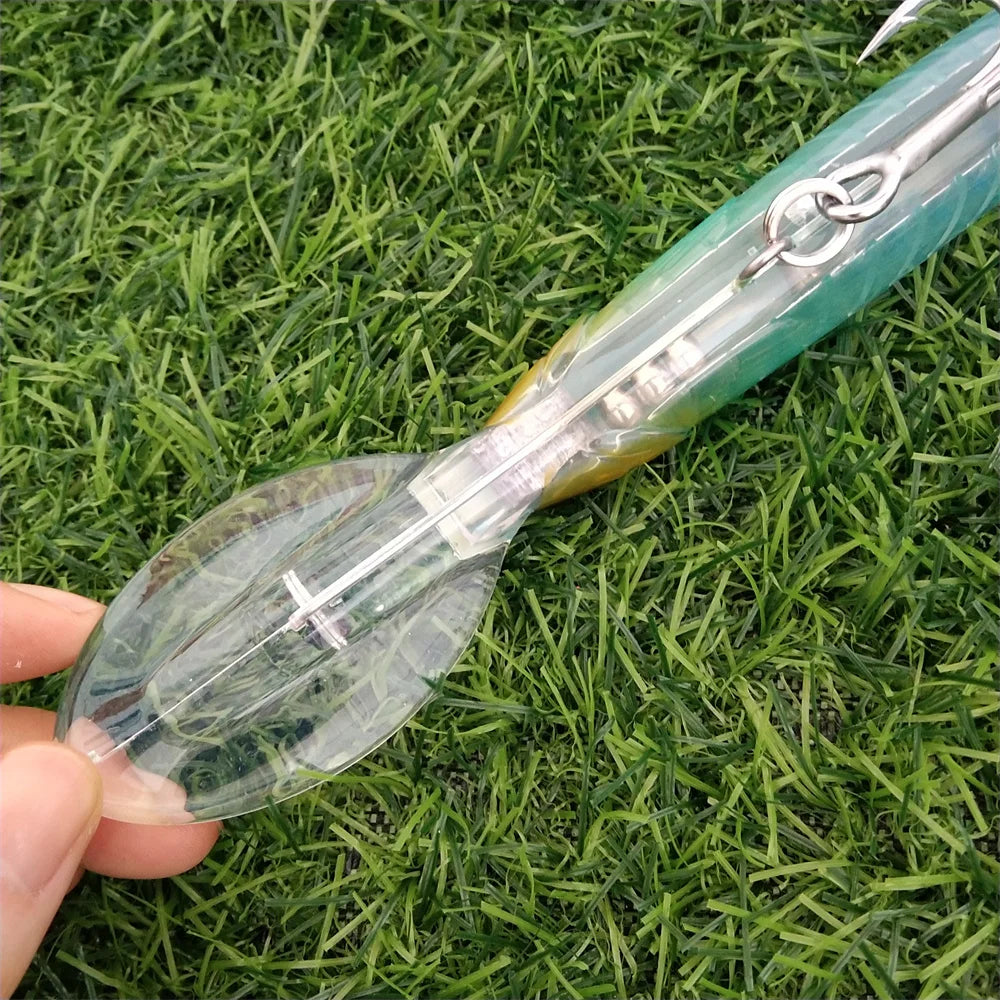 NOEBY Deep Diving Minnow Lure Set Two Pieces Wobbler Crankbait For Sea Bass Pike Fishing