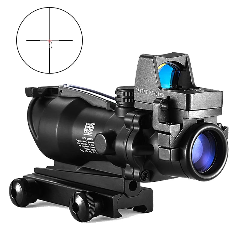 Nabila Adjustable Red Dot Scope For Rifles With Universal Rail Mount For Precision Hunting