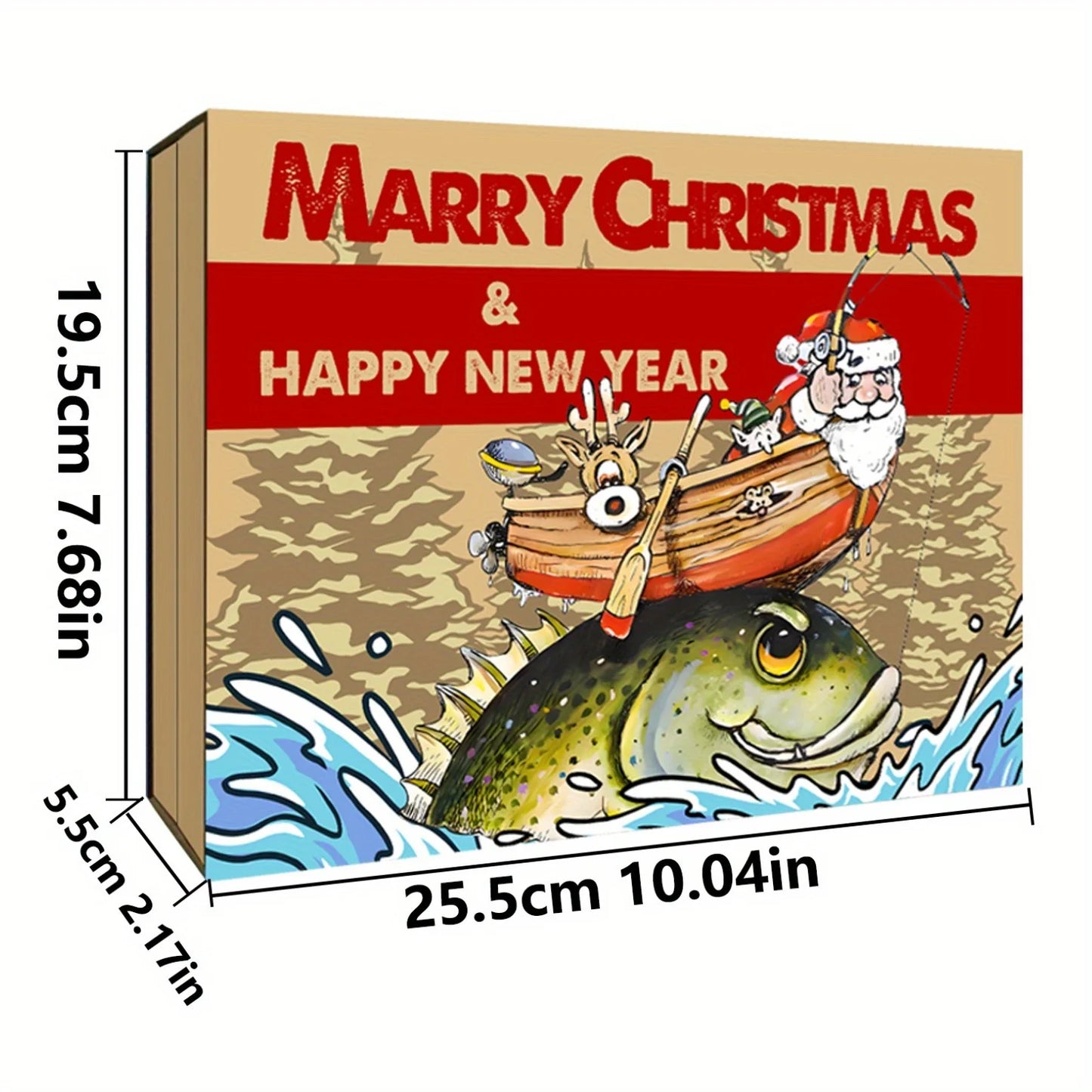Advent Calendar 24 Piece Fly Fishing Lure Set