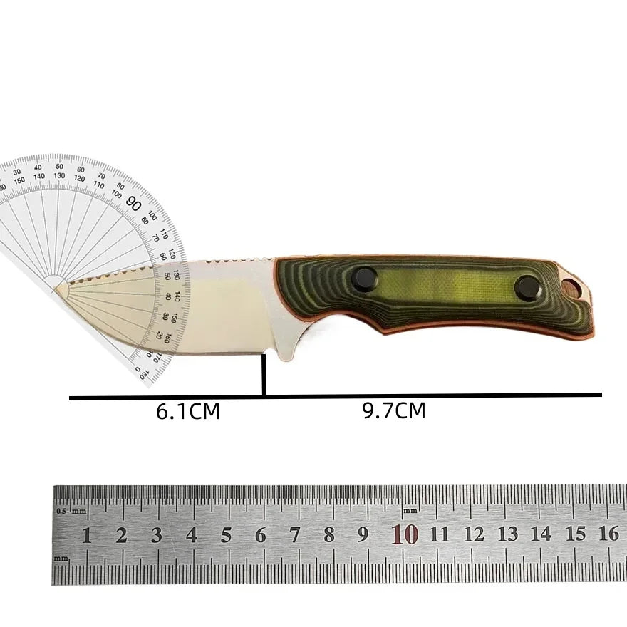 Straight BM 15002/15017 Combat Wilderness Portable Knife CPM-S30V Blade Wooden/G10 Handle Self-defense Knives Pocket EDC Tools