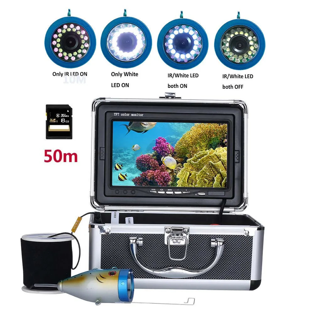 Fish Finder Underwater Fishing Camera 7 Inch IP68 LEDs