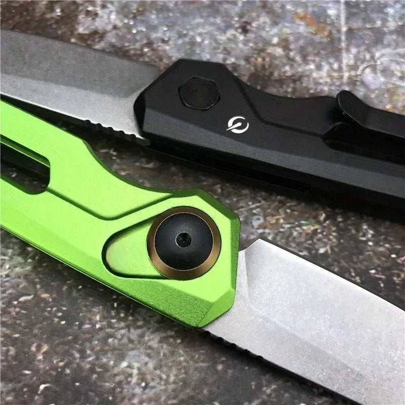 Outdoor KS 7550 Pocket Folding Knife With T6 Aviation Aluminum Handle For EDC Camping And Hunting