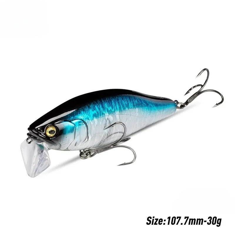 LEYDUN I-JACK Minnow Floating Lure for Bass Pike