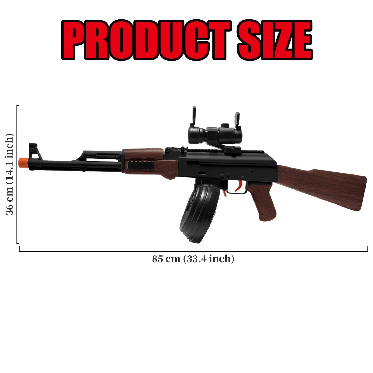 High Speed AKM-47 Electric Gel Balls Gun Toys, Automatic&Manual Dual Modes Water Bullet Blaster, Perfect for Outdoor Games/Gifts