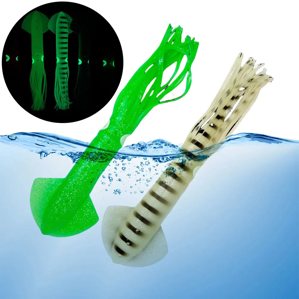 Shunmaii Soft Lures Silicone Squid Bait For Saltwater DurablyConstructed Wobblers