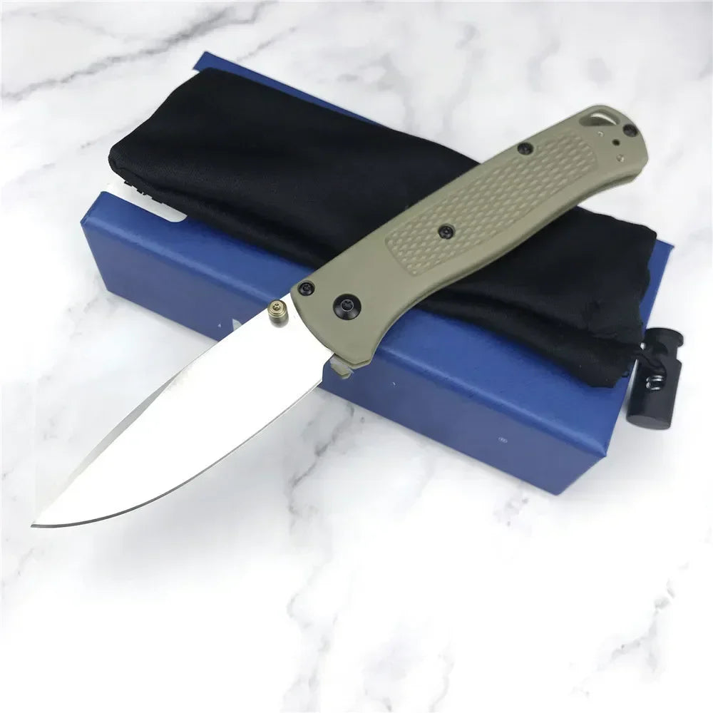 DIY Supplies G10 Nylon Fiber EDC Folding Knife BM 535