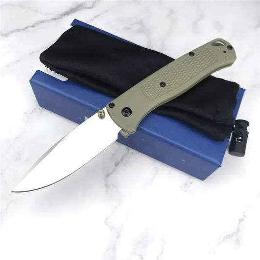 DIY Supplies G10 Nylon Fiber EDC Folding Knife BM 535