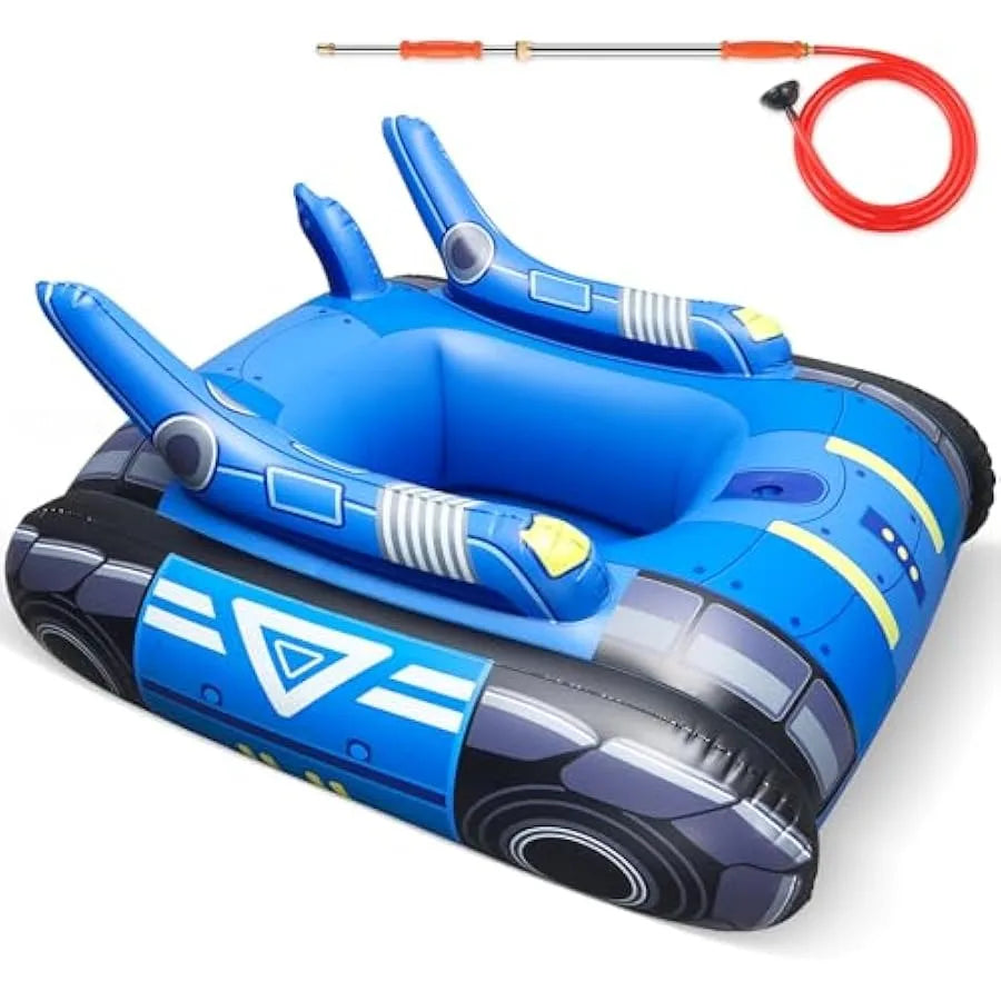 Hign-concerned Inflatable Tank Pool Float With Water Guns