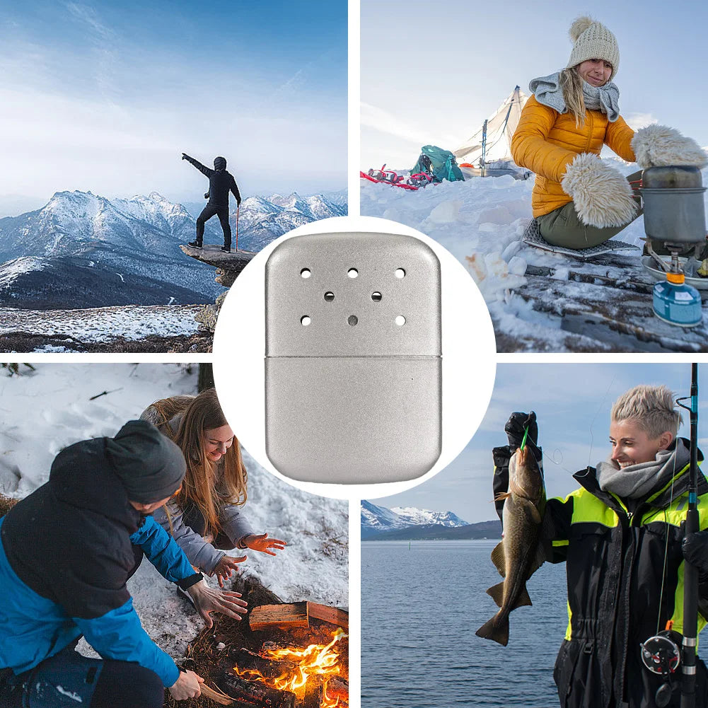 Apwikogere Zinc Alloy Hand Warmer Reusable Fuel Heater