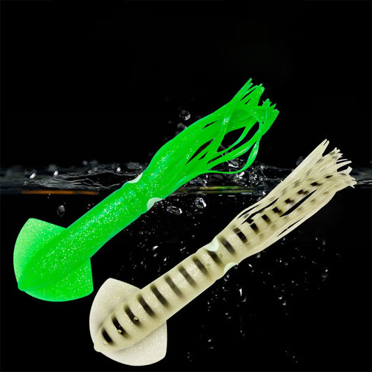 Shunmaii Soft Lures Silicone Squid Bait For Saltwater DurablyConstructed Wobblers