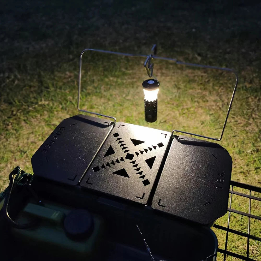 Folding Table Top Heavy Duty Table Board Plate Metal Aluminum Alloy for Stanley Lunch Box 9.4L Camping Gear