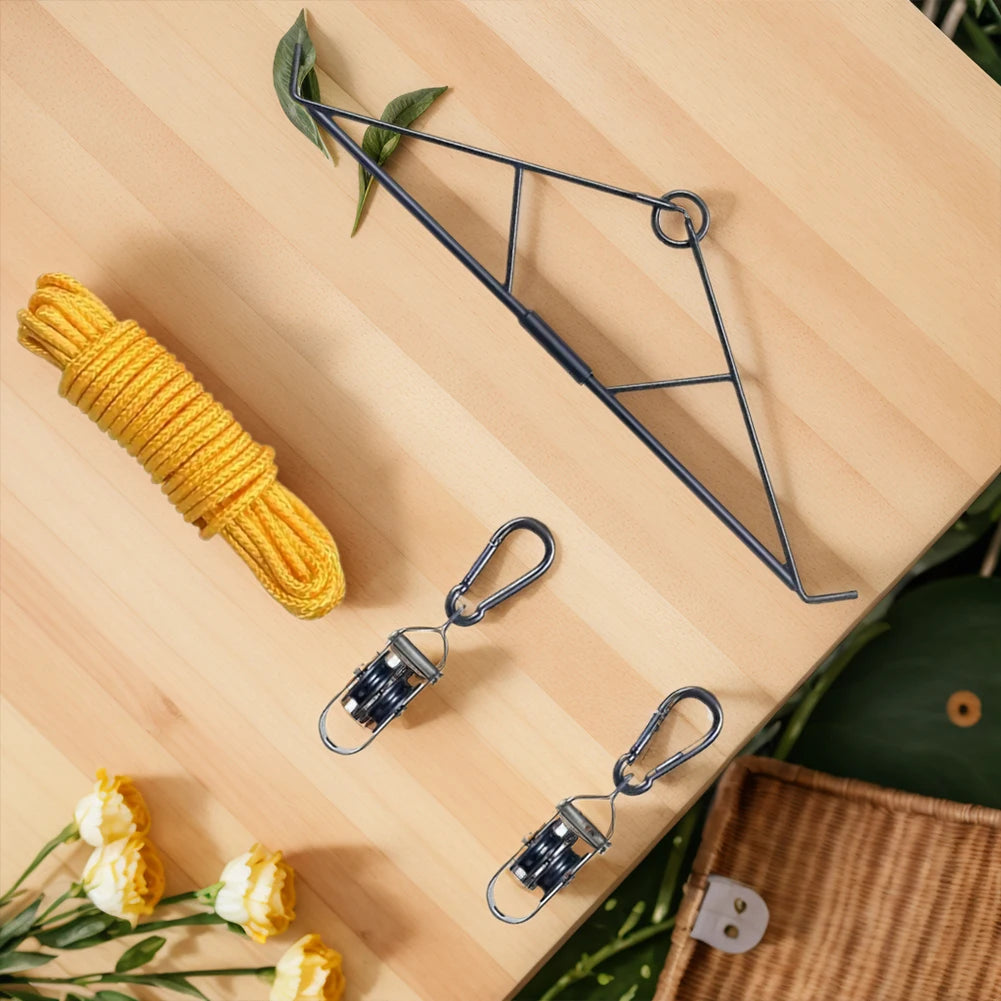 Max To 700 LBS Elk Hoist Pulley Lift System with Gambrel Hunting Game Hanging Kit for Deer Butcher Wild Hunting Gifts for Men