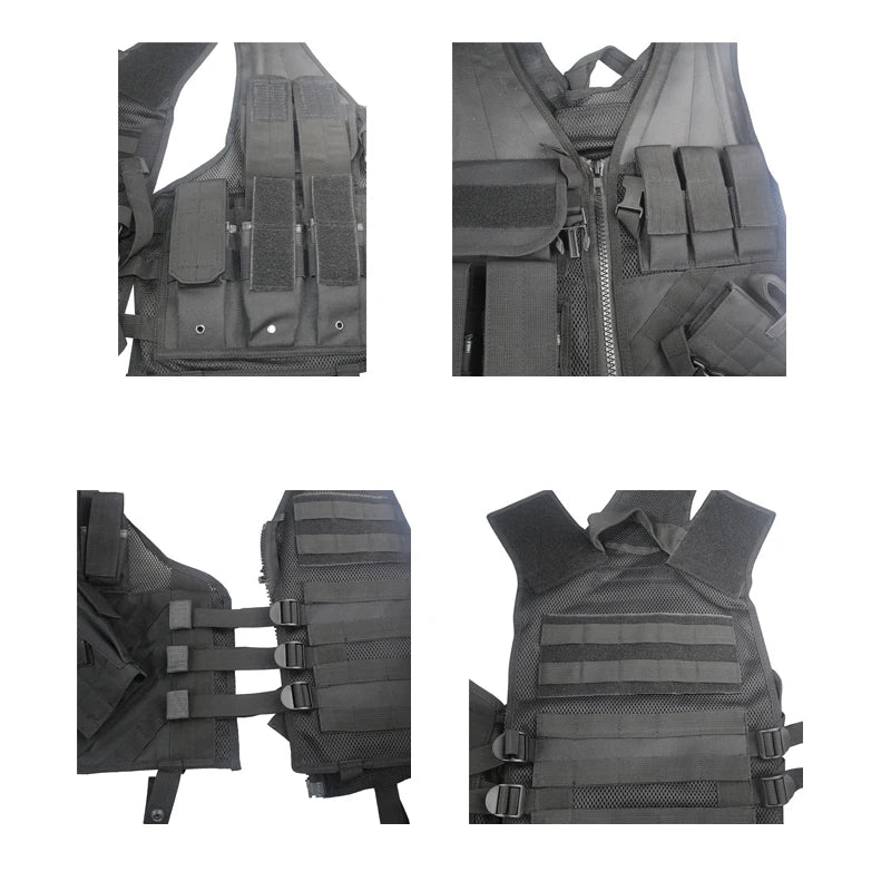 Military Tactical Vest Quick Removal Army Vests Airsoft Paintball Outdoor CS Hunting Body Armor Plate Carrier Protective Coat