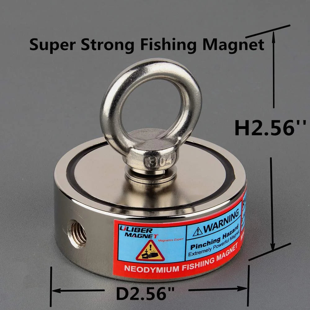 AmazingMag Double Sided Magnet Fishing Kit For Salvage