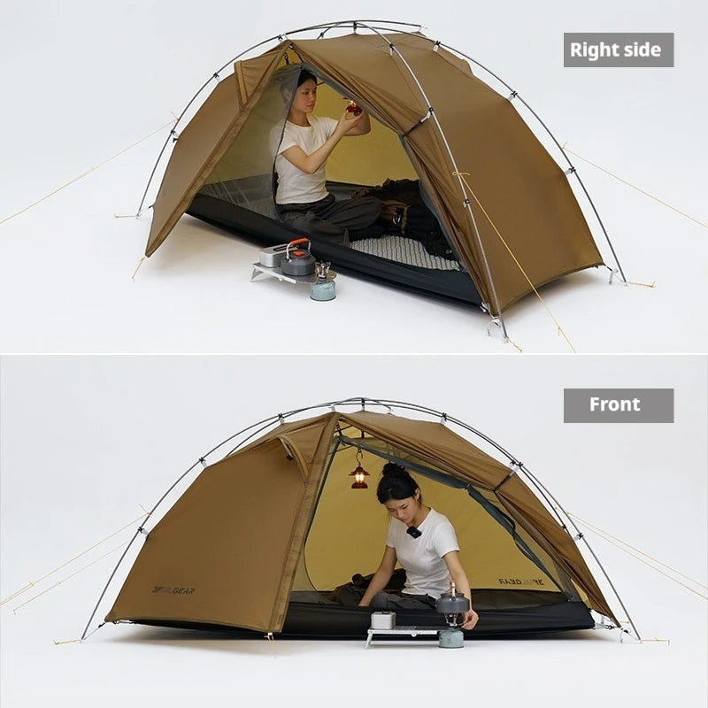 3F UL GEAR Camping Tent Lightweight Three Quarter Season