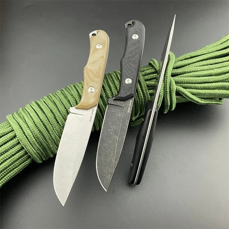 DIY Supplies Woodworking RSA CR Straight Knife D2 Blade With G10 Linen Handle Durable