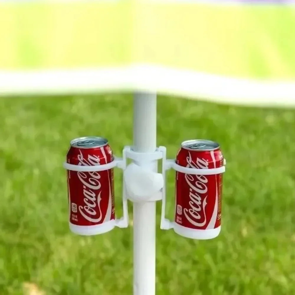 Beach Umbrella Cup Holder Bracket Multi Function Gear