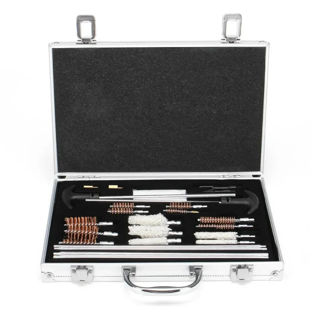 Universal Bore Cleaner Gun Cleaning Kit Gun Brush Tool for Pistol Rifle Shotgun Aluminum Alloy Hunting Accessory
