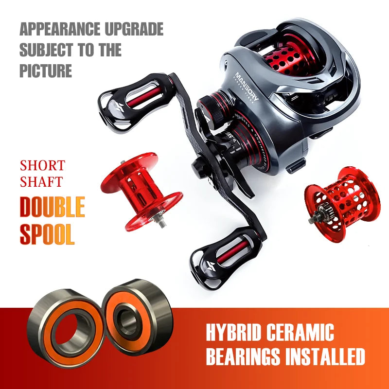 SeaSir Baitcasting Reel Ultralight Carbon Fiber 7 3 1