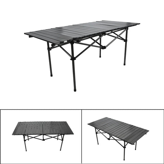 DOACT Folding Camping Table Multi Functional Rollup Outdoor