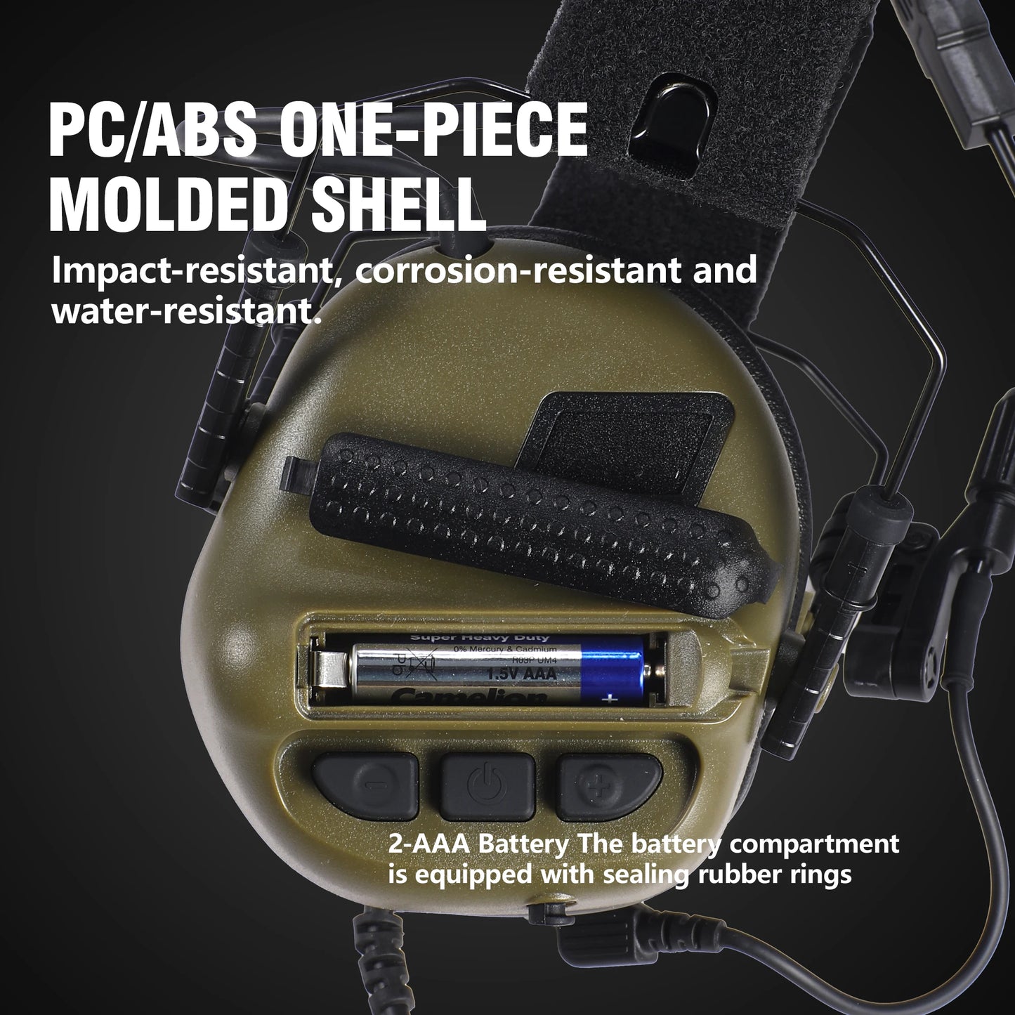 ARM NEXT F10 Tactical Electronic Shooting Earmuffs Outdoor Hunting Sound Pickup Noise Reduction Protection Hearing Headset