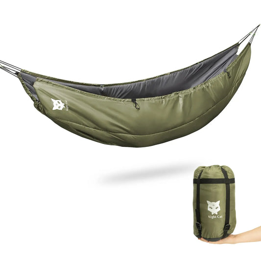Night Cat 4 Seasons Insulated Hammock Underquilt Sleeping Bag