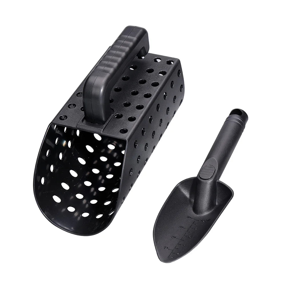 Lightweight Beach Digging Filter Tool Stainless Steel Metal Detector Sand Scoop Shovel Set Industrial Metal Detectors