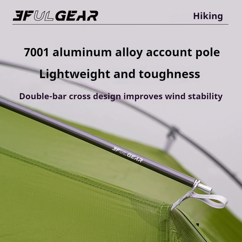 3F UL GEAR Camping Tent Lightweight Three Quarter Season