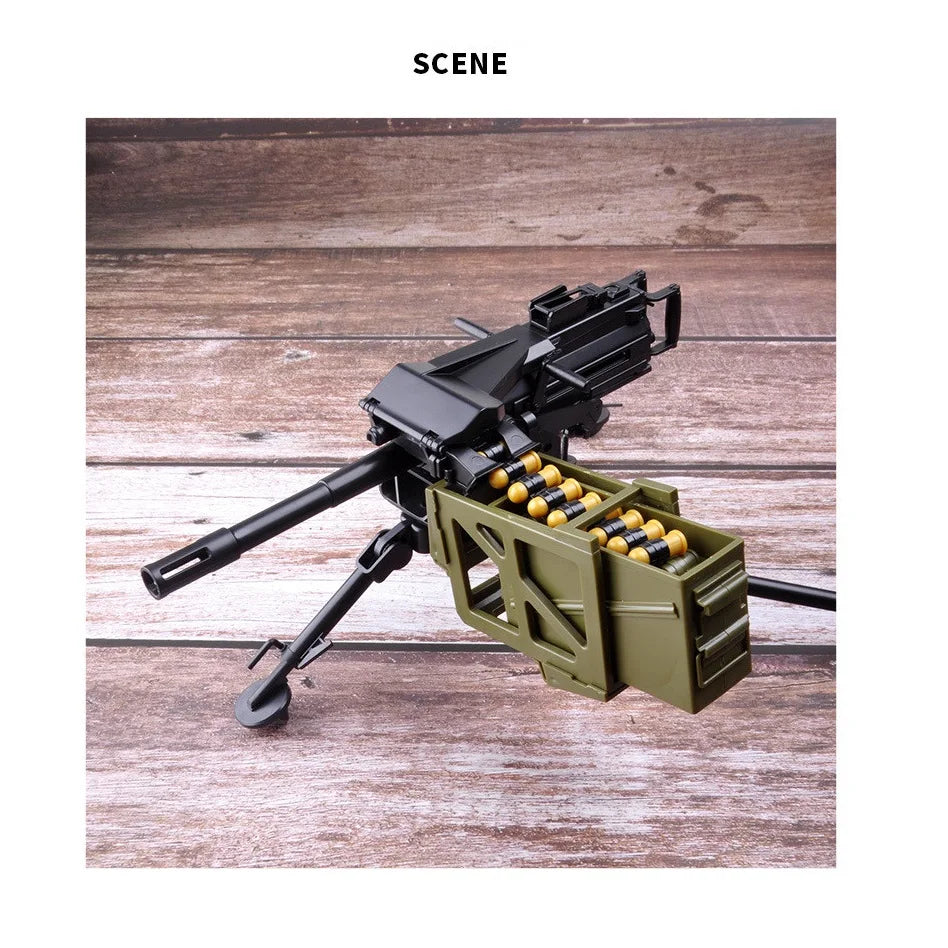 1/6 MK19 Grenade Launcher 4D Gun Model 1:6 Assembly Military Soldier Accessories Model Toy For Military Weapon Ornaments