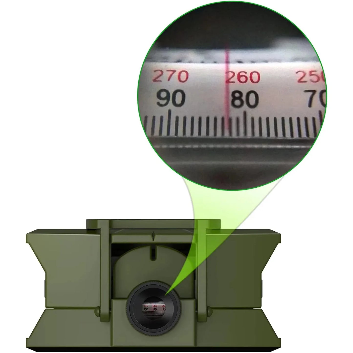 Carrying Lensatic Compass Metal Waterproof IP65 Clinometer