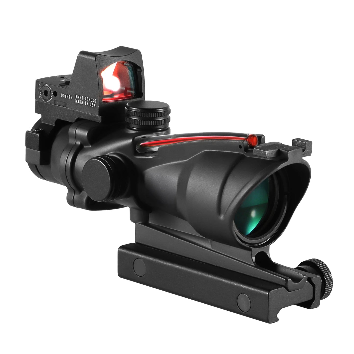 Nabila Adjustable Red Dot Scope For Rifles With Universal Rail Mount For Precision Hunting