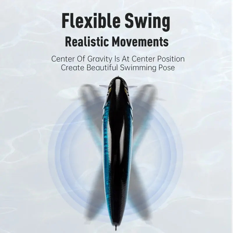 LEYDUN I-JACK Minnow Floating Lure for Bass Pike