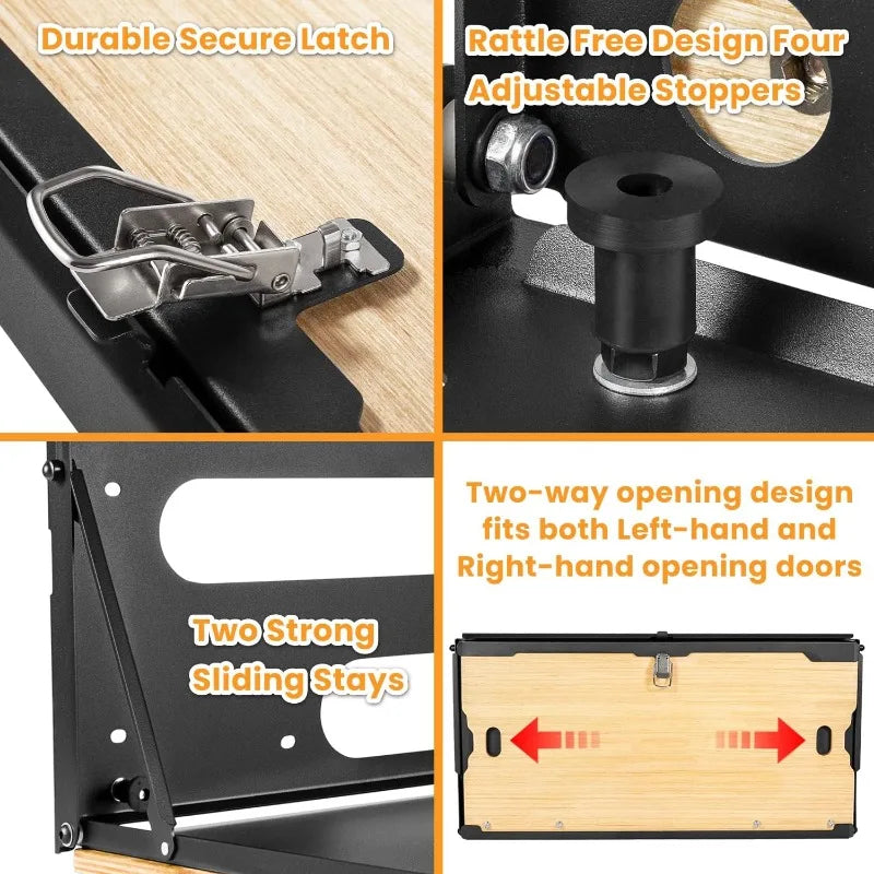 High-concerned Drop Down Tailgate Table For Jeep Wrangler