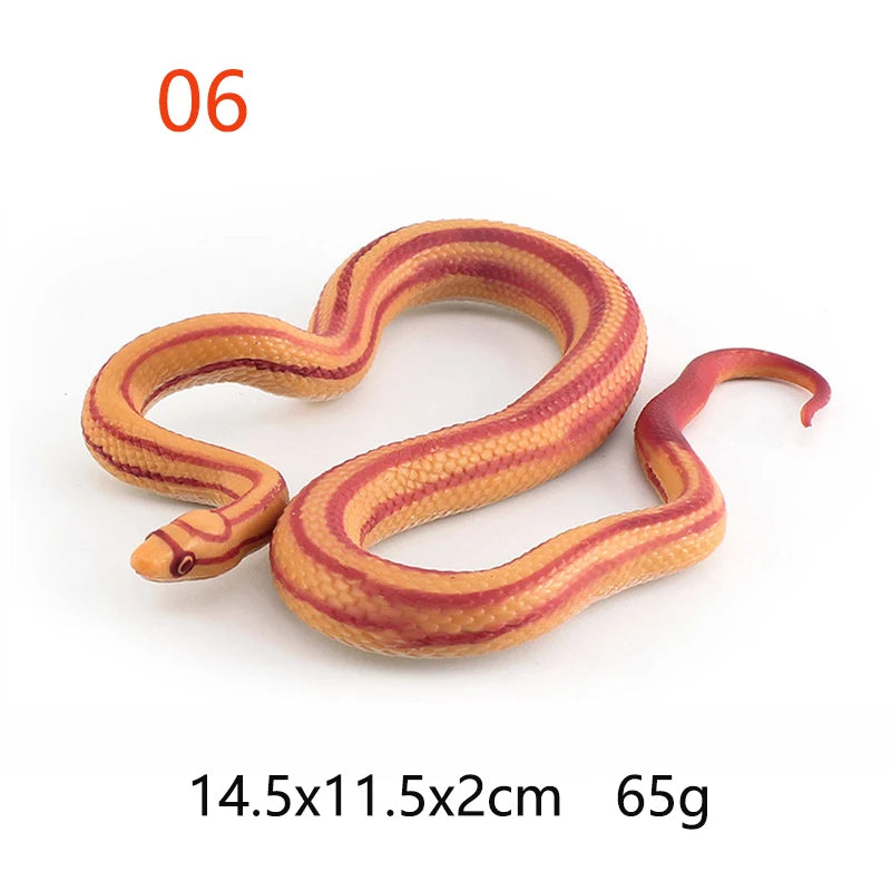 Halloween Realistic Rubber Snake Prank Toy For Parties Gag Gifts Simulation Serpent Prop For Horror Themed Events
