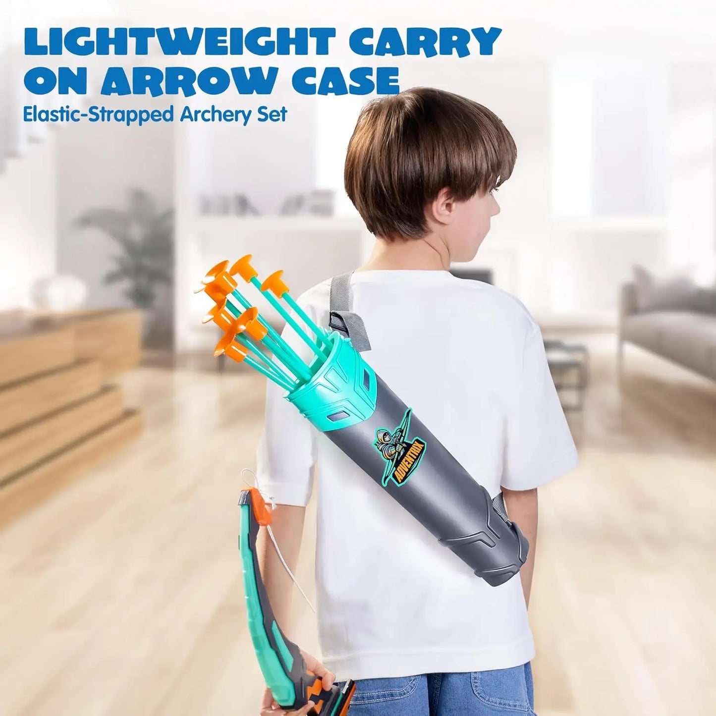Joyfy LED Light Up Bow and Arrow Set for Kids Archery Toy