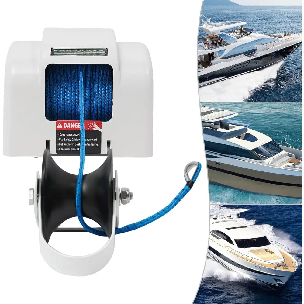 Saltwater Boat Electric Windlass Anchor Winch With Remote
