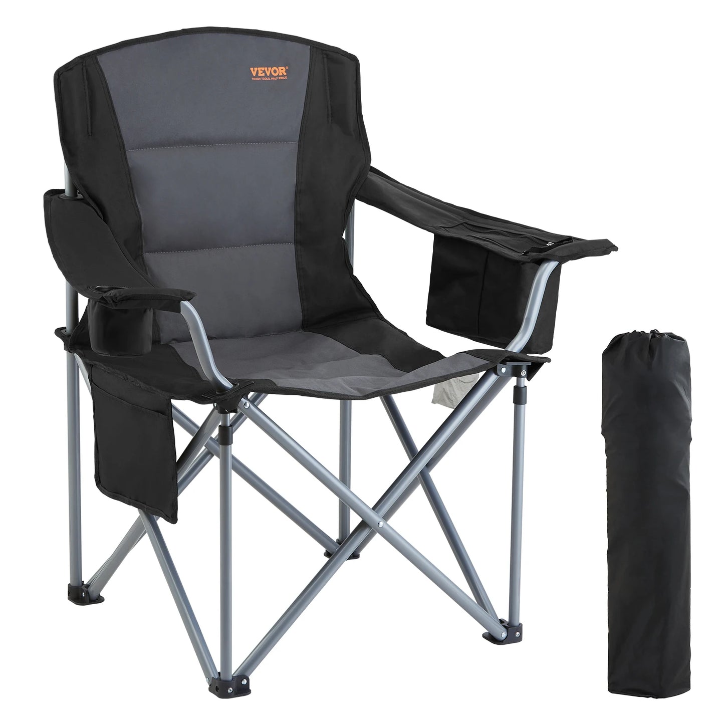 SucceBuy Ultralight Folding Camping Chair 350lb Capacity Portable