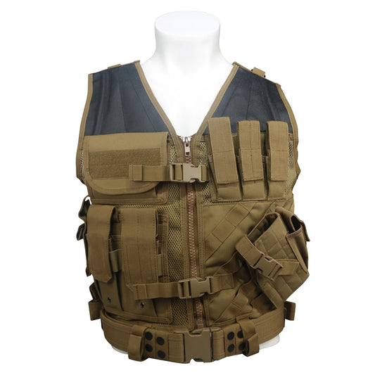 Military Tactical Vest Quick Removal Army Vests Airsoft Paintball Outdoor CS Hunting Body Armor Plate Carrier Protective Coat