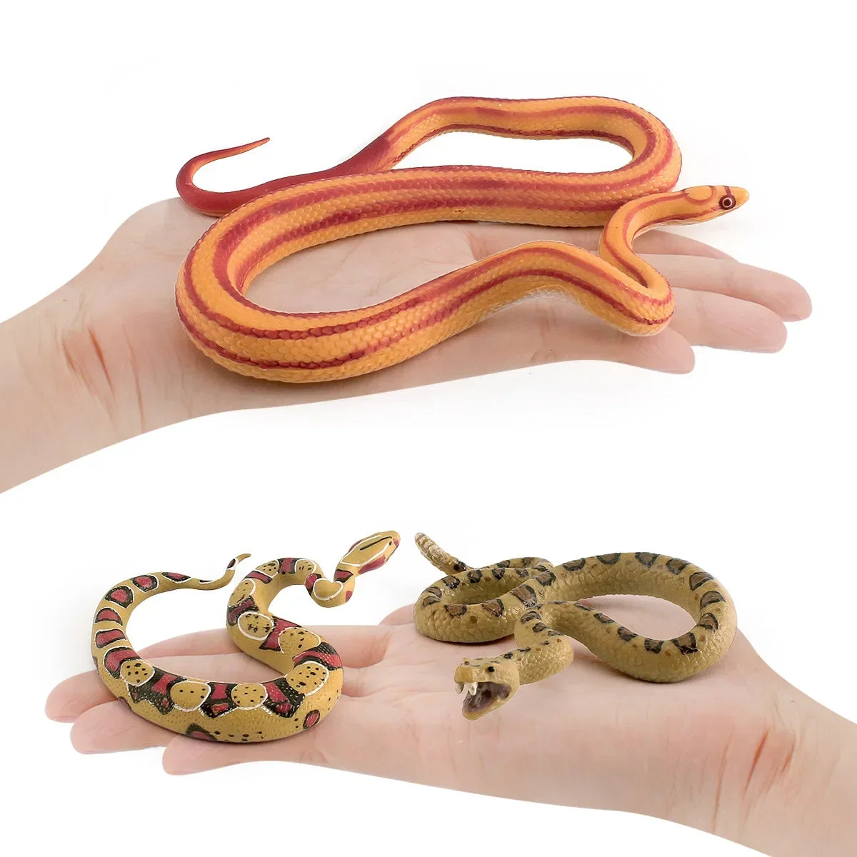 Halloween Realistic Rubber Snake Prank Toy For Parties Gag Gifts Simulation Serpent Prop For Horror Themed Events