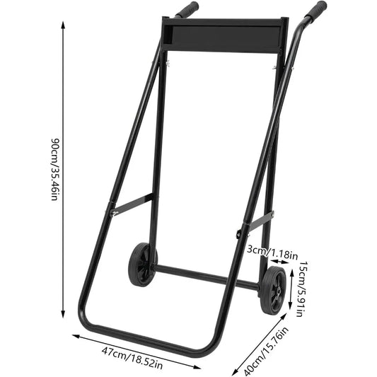 High Concerned Outboard Motor Trolley Stand Foldable Carrier
