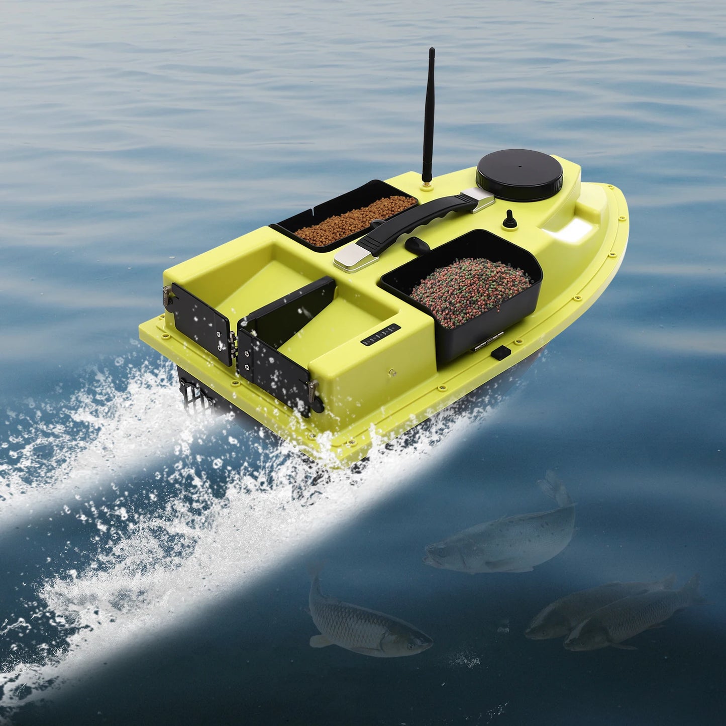GPS Fishing Bait Boat Remote Control With LED Screen