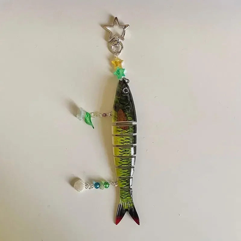Handmade Fish Keychain,  Gift For Fishing Enthusiasts