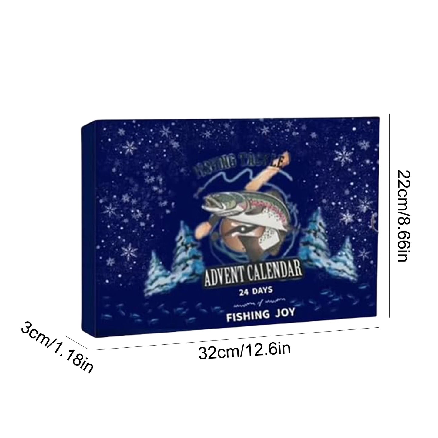 2025 Fishing Advent Calendar Fishing Lure Advent Calendar Fishing Christmas Advent Calendar Xmas Surprise Gift for Men