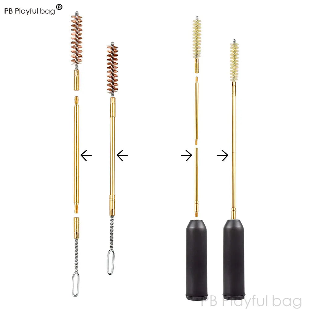 7pcs/set Professional Toy Gun Cleaning Kit Outdoor Sports Multipurpose 9mm Pocket Size Pistol Cleaning Kit Toy Accessories QG700