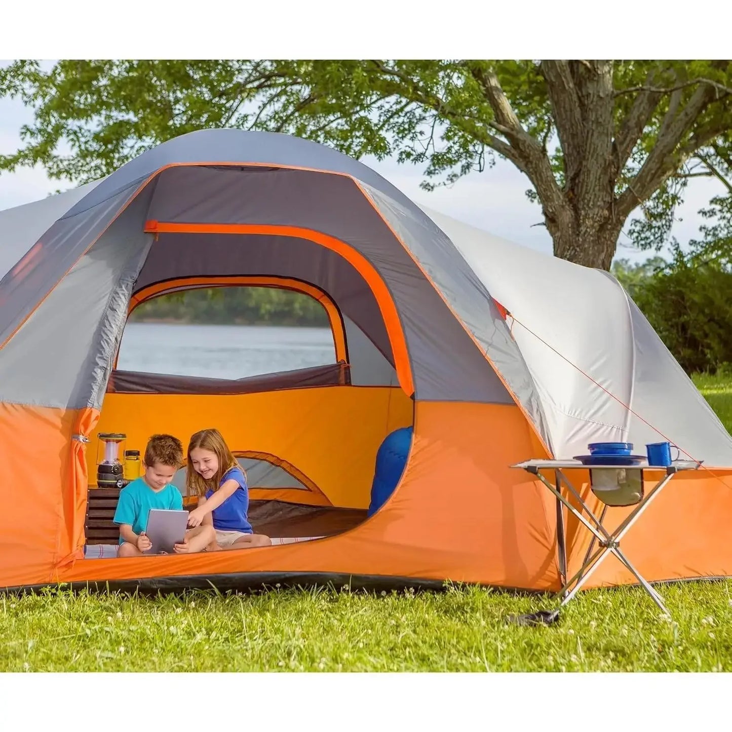 Building Family Dome Tent For 8 Plus With Gear Loft