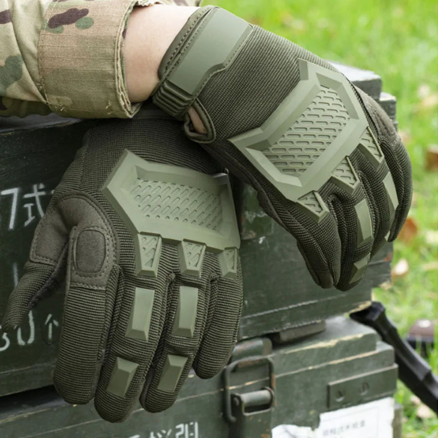 Touch Scree Tactical Gloves Men's’ Paintball Airsoft Outdoor Sport Shooting Hiking Racing Police Full Finger Gloves