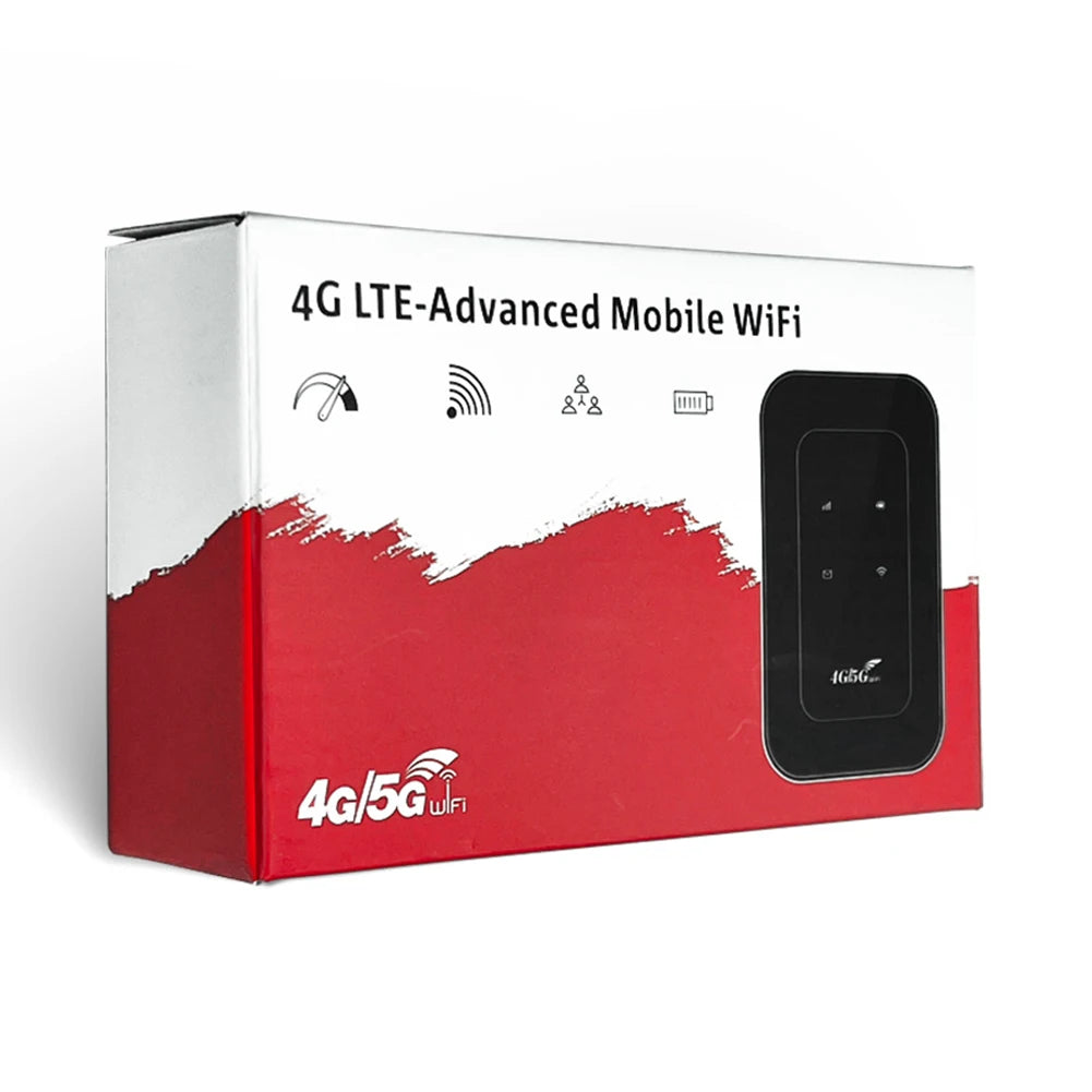 ALLOYSEED 4G LTE Mobile WiFi Router With SIM Slot Portable