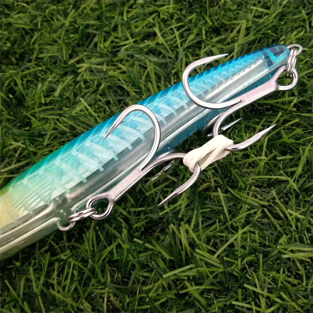 NOEBY Deep Diving Minnow Lure Set Two Pieces Wobbler Crankbait For Sea Bass Pike Fishing