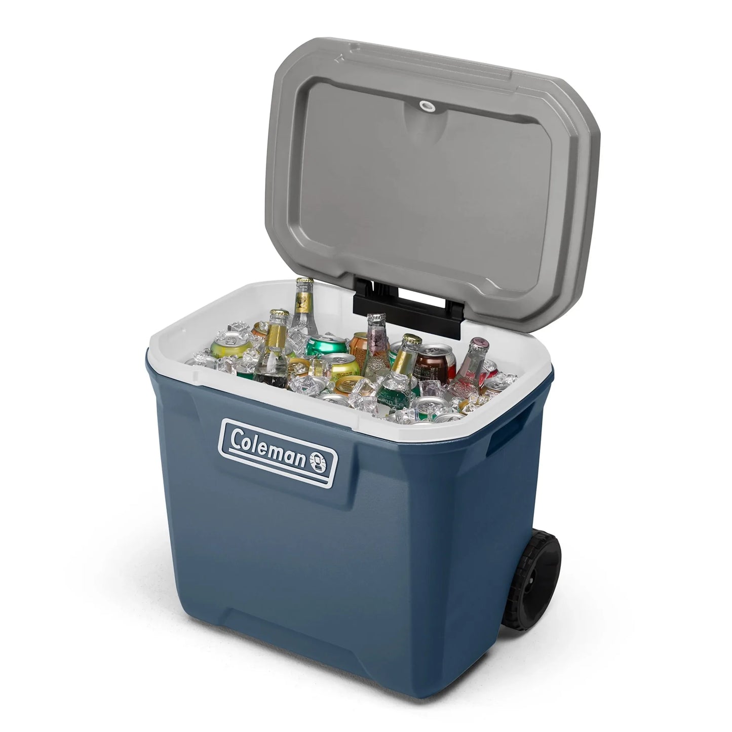 316 Series 60QT Ice Chest Rolling Cooler with Wheels, Lakeside Blue
